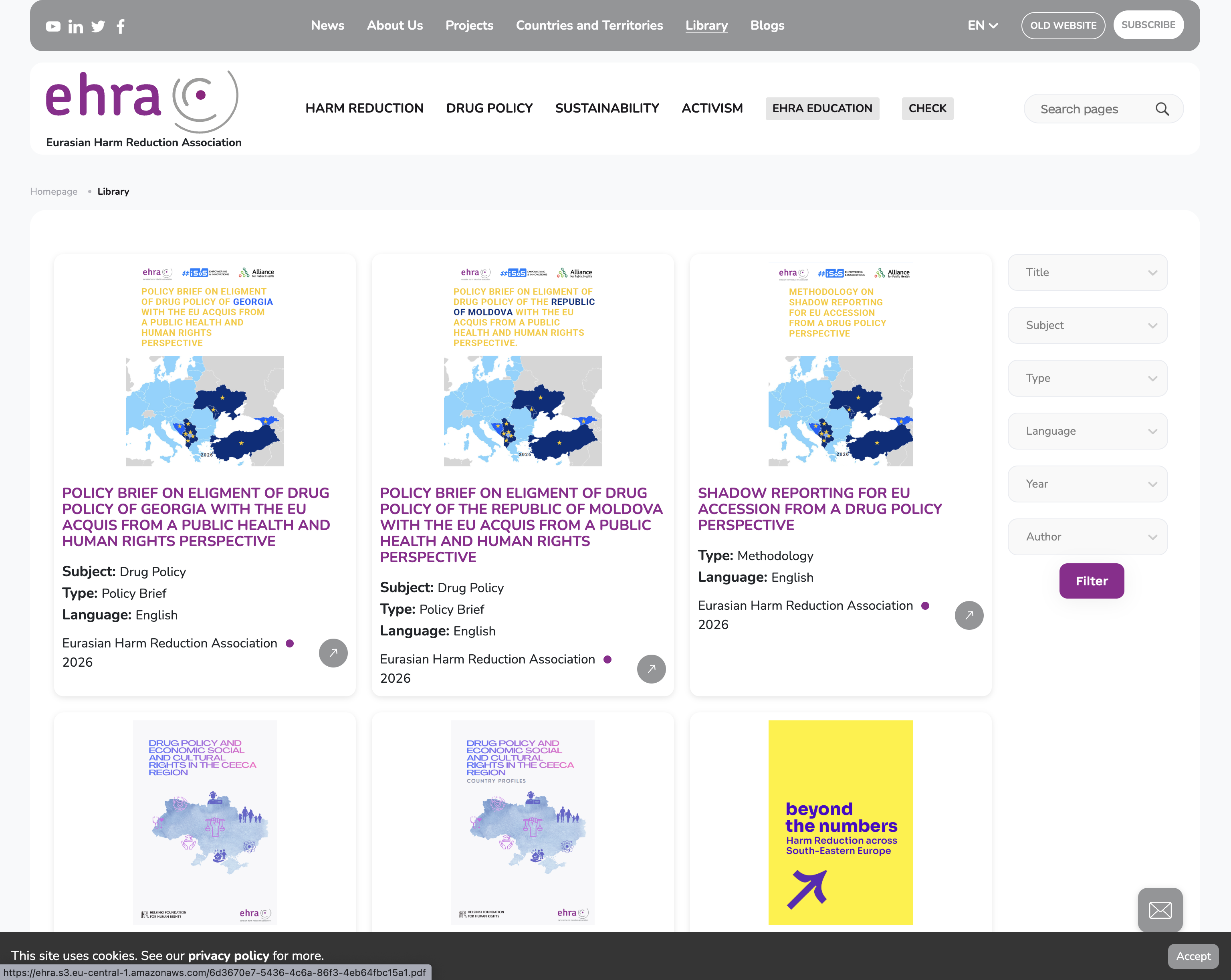 Ehra — site page