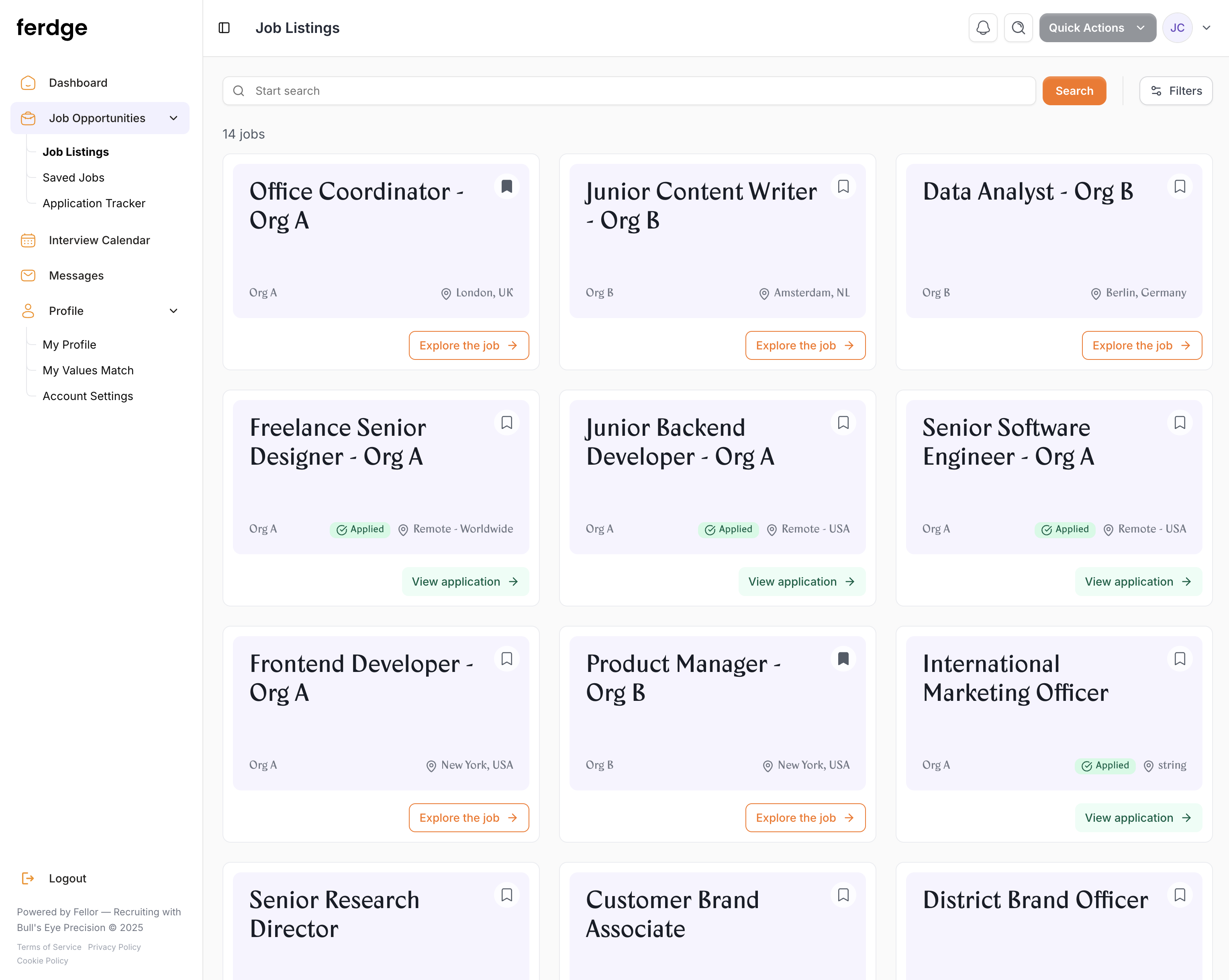 Ferge — product screen