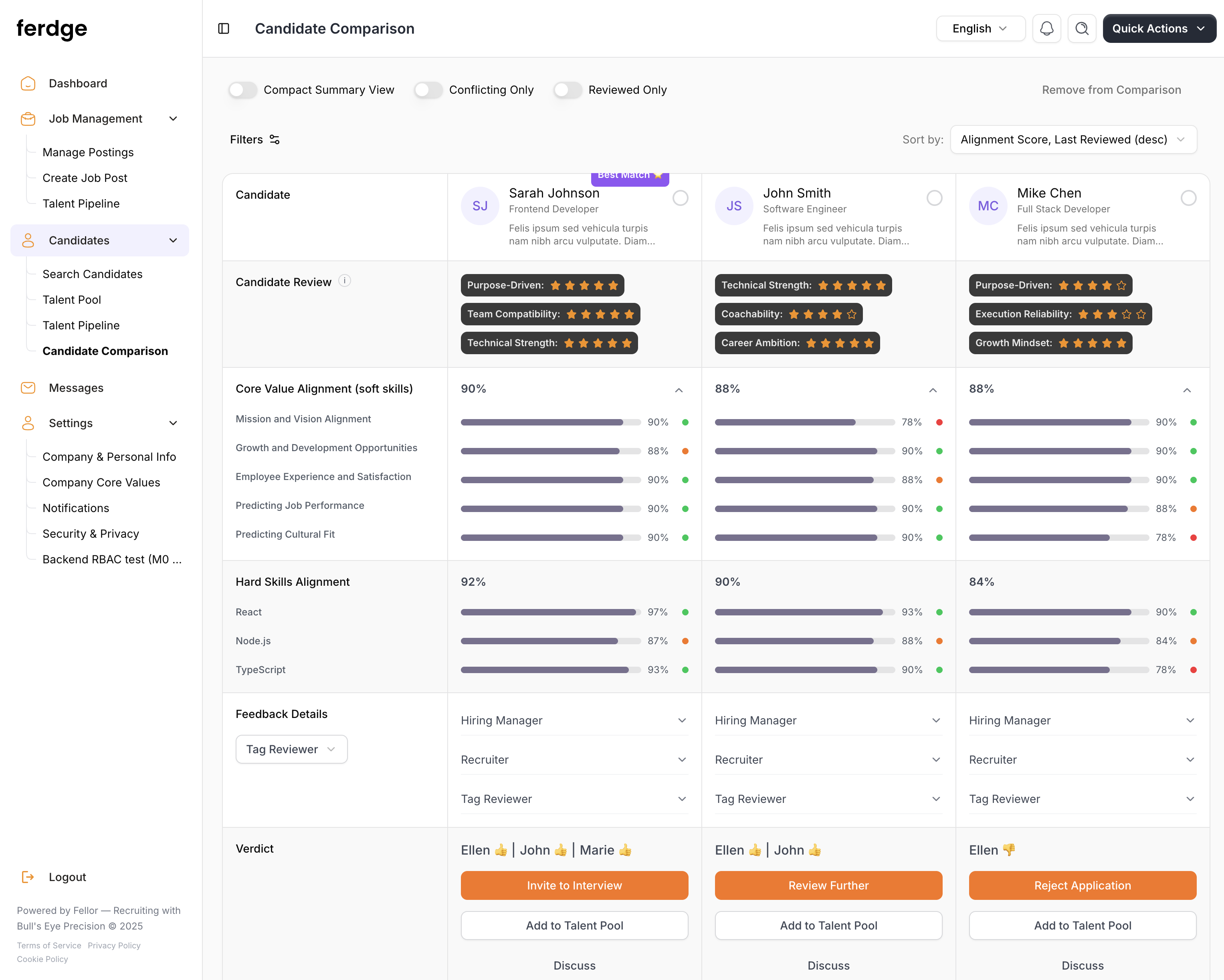 Ferge — product screen