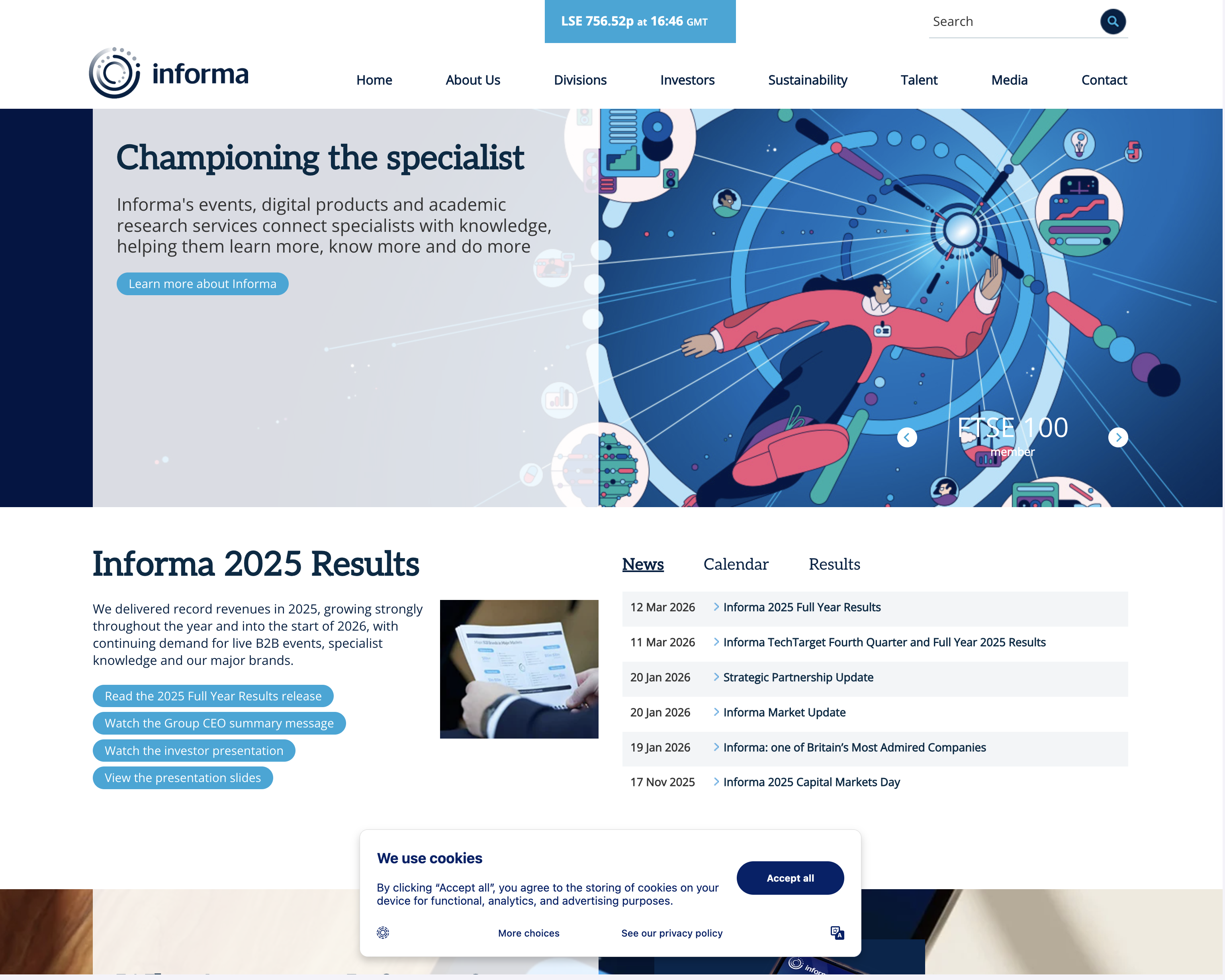Informa — championing the specialist hero