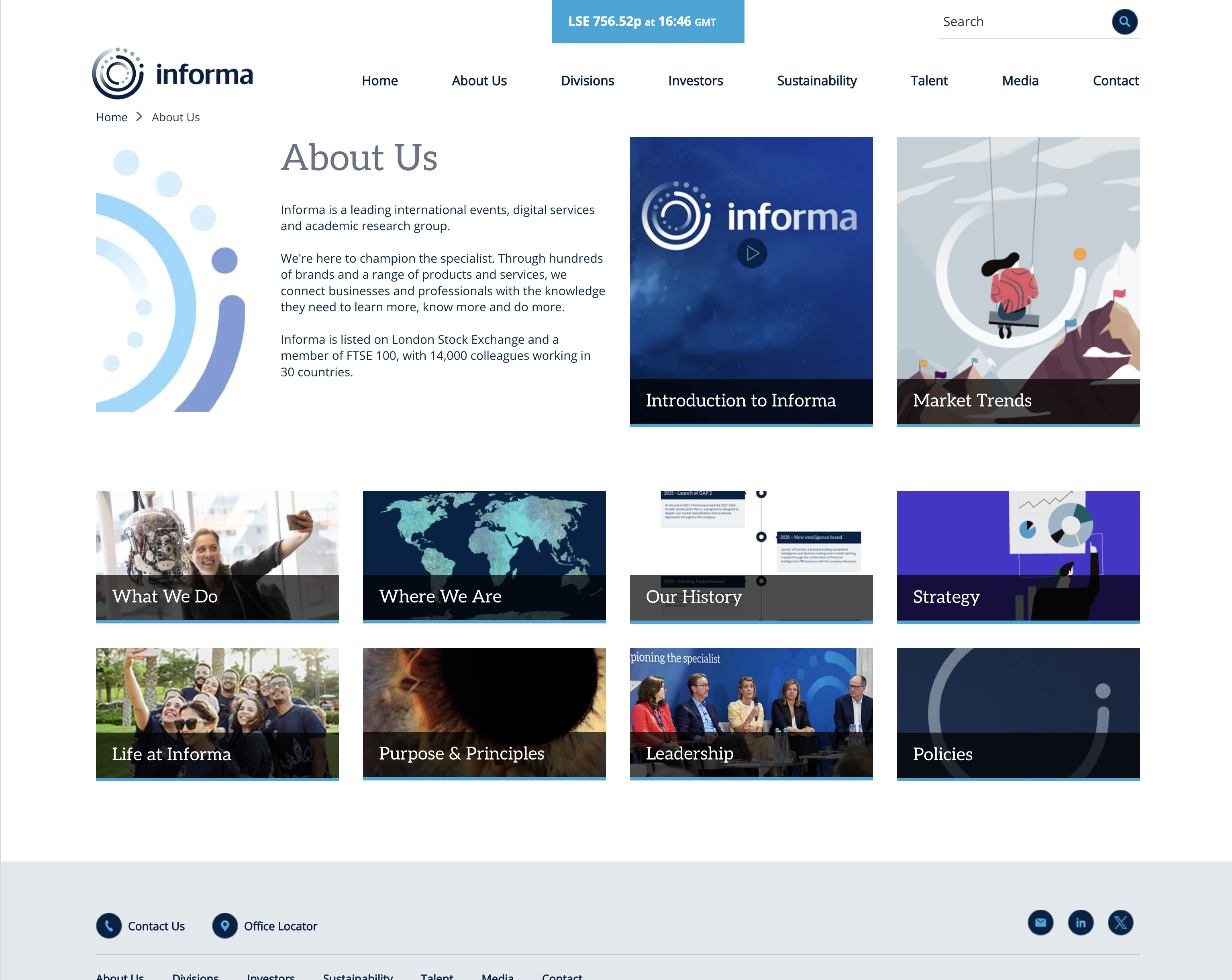 Informa POC — shared protected app