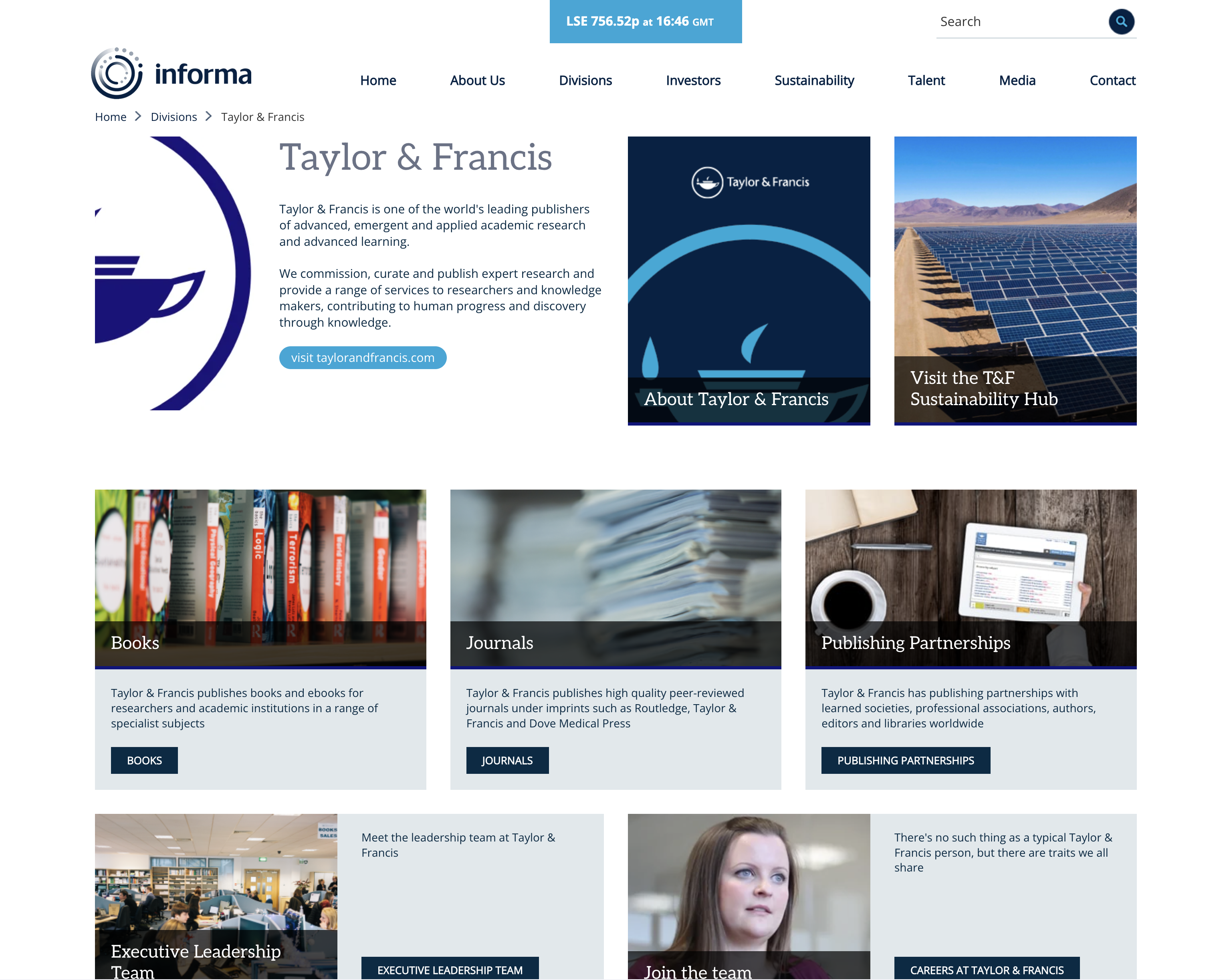 Informa — public site page