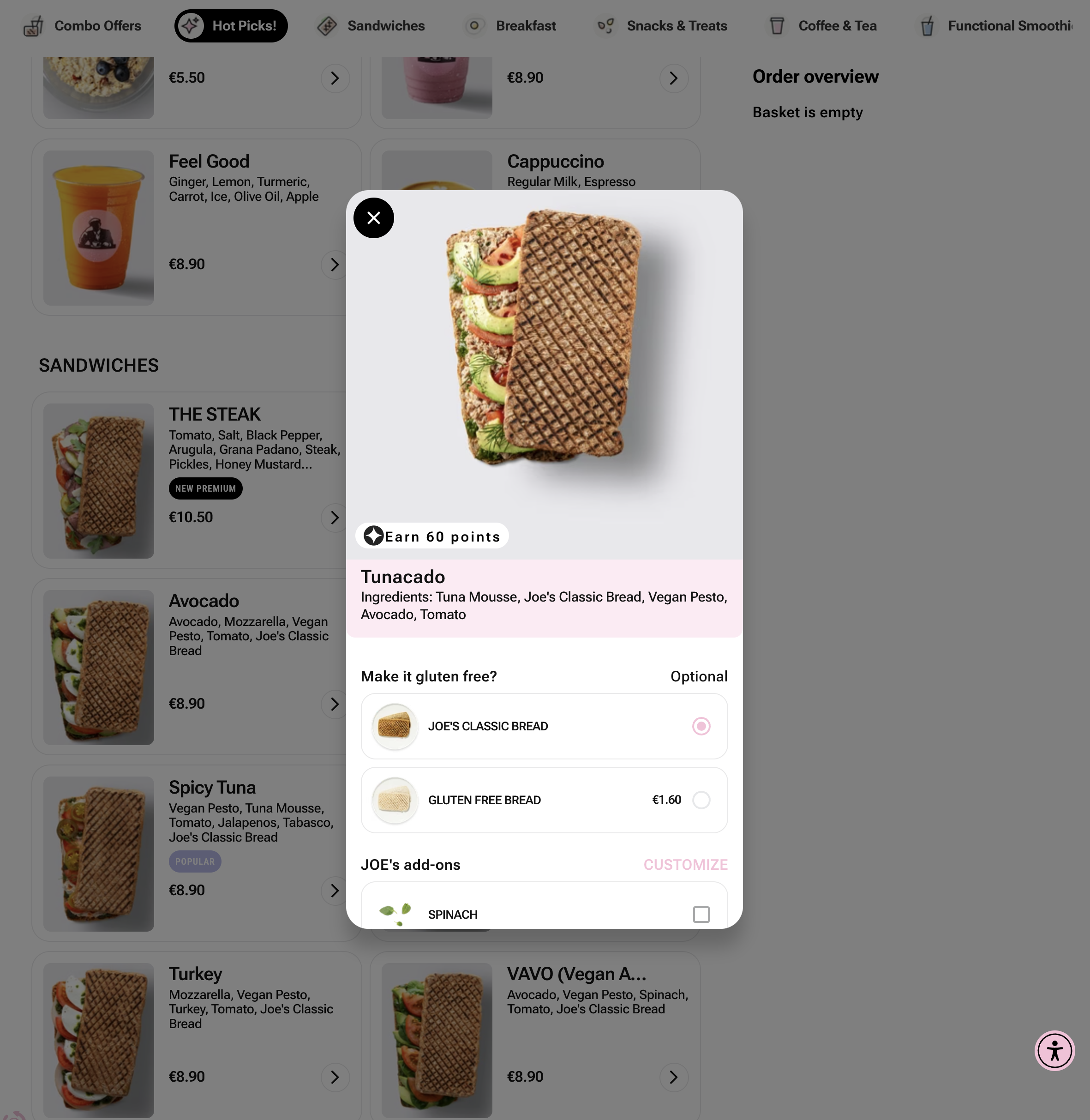 Joe & the Juice — site page