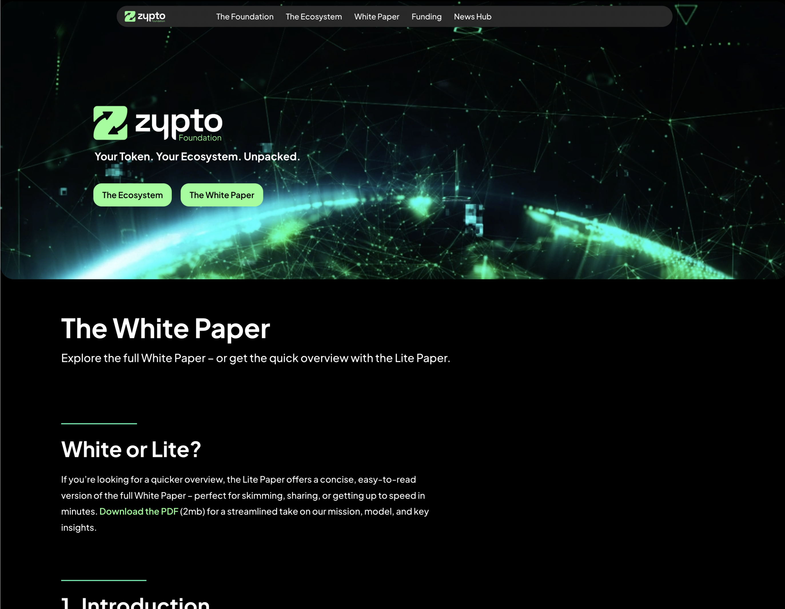 Zypto Foundation — Explore the Ecosystem