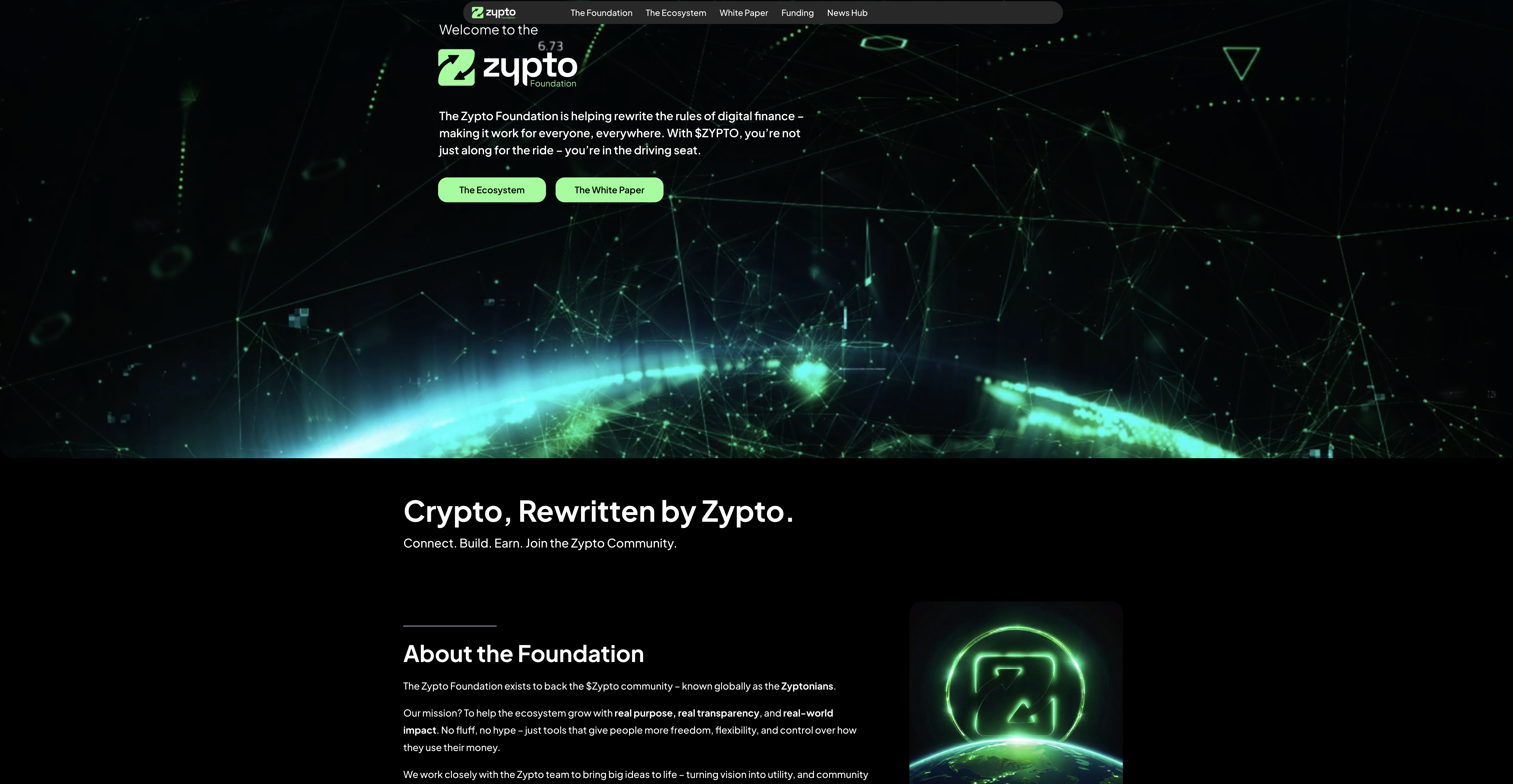 Zypto wallet app preview